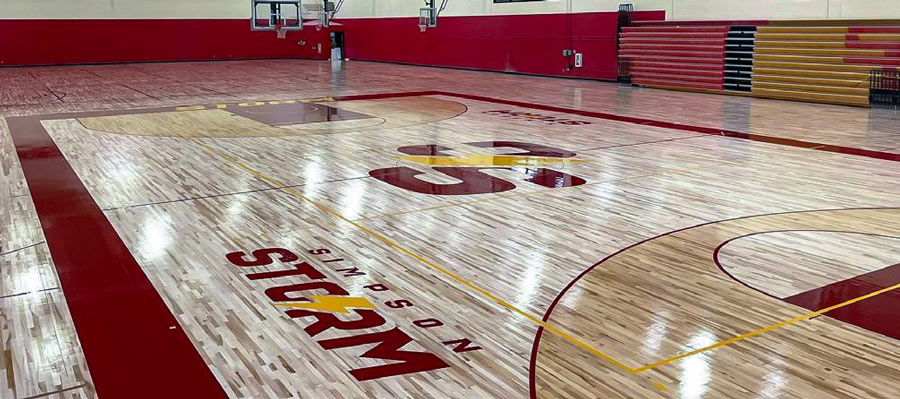 Simpson College Basketball Court